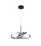 Light Prestige Lampa wisząca Spider 48 cm czarna LED CCT LP-1225/1P 48 BK
