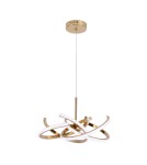 Light Prestige Lampa wisząca Spider 48 cm złota LED CCT LP-1225/1P 48 GD Light Prestige Lampa wisząca Spider 48 cm złota LED CCT LP-1225/1P 48 GD