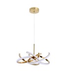 Light Prestige Lampa wisząca Spider 48 cm złota LED CCT LP-1225/1P 48 GD Light Prestige Lampa wisząca Spider 48 cm złota LED CCT LP-1225/1P 48 GD