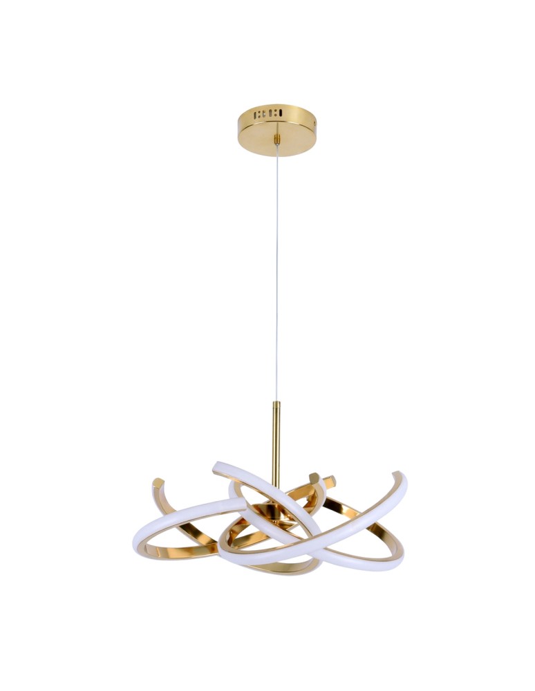 Light Prestige Lampa wisząca Spider 48 cm złota LED CCT LP-1225/1P 48 GD Light Prestige Lampa wisząca Spider 48 cm złota LED CCT LP-1225/1P 48 GD