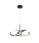 Light Prestige Lampa wisząca Spider 58 cm czarna LED CCT LP-1225/1P 58 BK