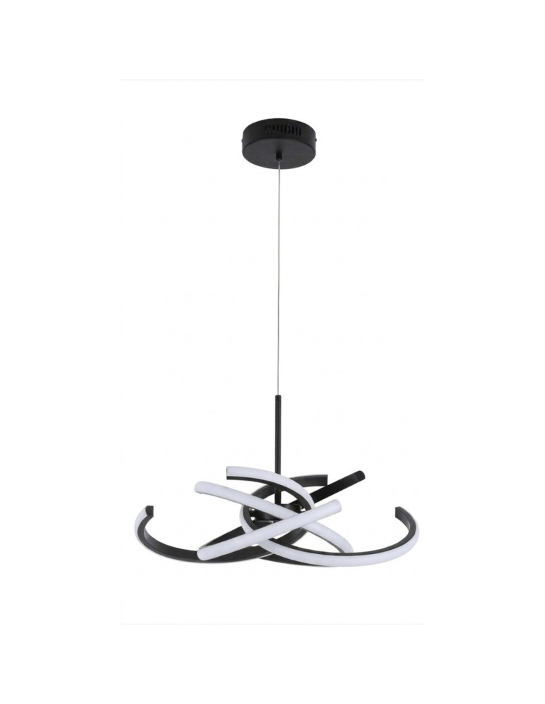 Light Prestige Lampa wisząca Spider 58 cm czarna LED CCT LP-1225/1P 58 BK
