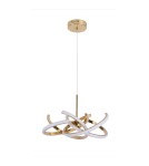 Light Prestige Lampa wisząca Spider 58 cm złota LED CCT LP-1225/1P 58 GD Light Prestige Lampa wisząca Spider 58 cm złota LED CCT LP-1225/1P 58 GD