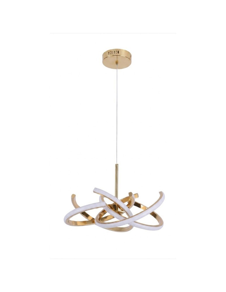 Light Prestige Lampa wisząca Spider 58 cm złota LED CCT LP-1225/1P 58 GD Light Prestige Lampa wisząca Spider 58 cm złota LED CCT LP-1225/1P 58 GD