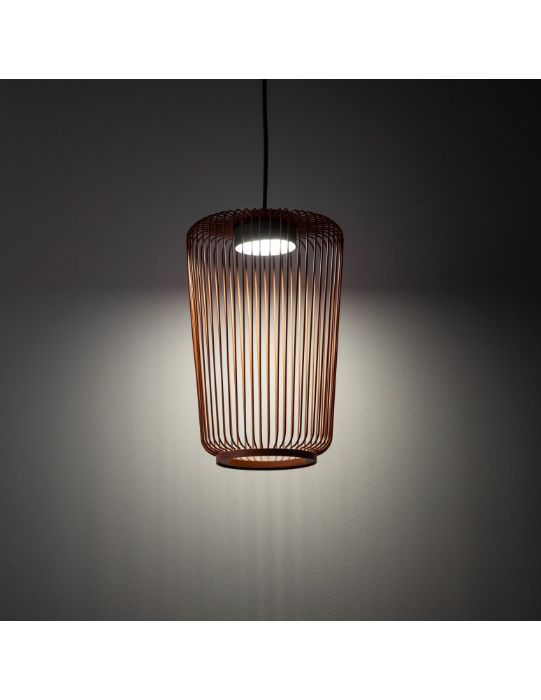 Nowodvorski KENAI B Lampa Sufitowa Wisząca GX53  Terakota Jedwabisty grafit 12223