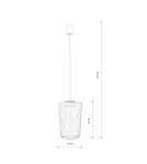 Nowodvorski KENAI B Lampa Sufitowa Wisząca GX53  Beżowy 12222