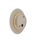Nowodvorski RING LED S Ścienna/Kinkiet Kinkiet/Ścienna LED zintegrowany  3000K Beżowy 12656