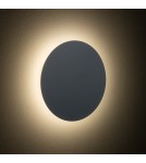 Nowodvorski RING LED M Ścienna/Kinkiet Kinkiet/Ścienna LED zintegrowany  3000K Szary błękit 12665