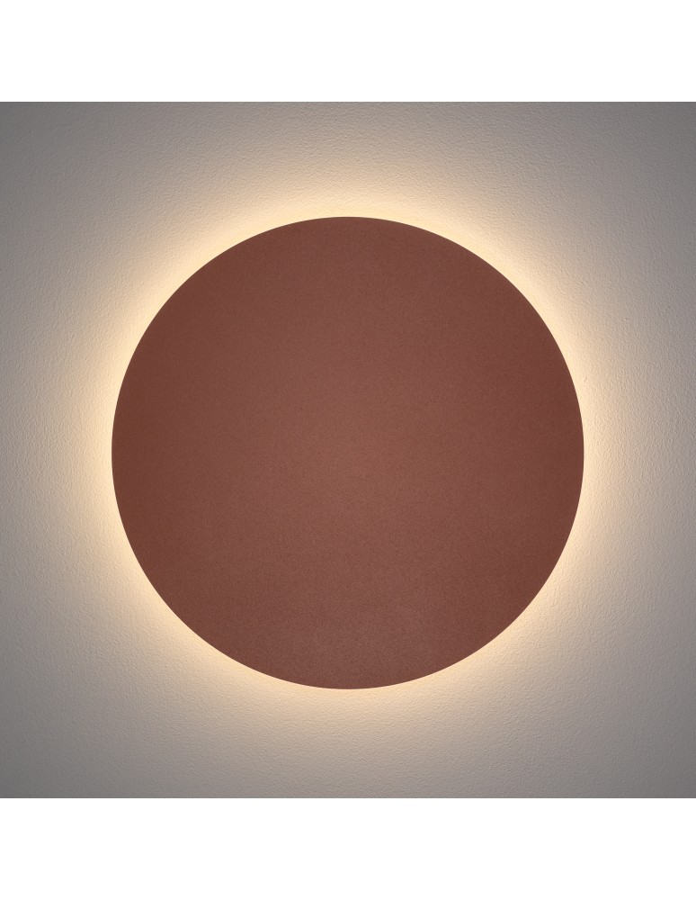 Nowodvorski RING LED L Ścienna/Kinkiet Kinkiet/Ścienna LED zintegrowany  3000K Terakota 12657