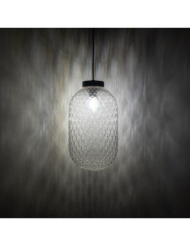 Nowodvorski MALINDI A Lampa Sufitowa Wisząca E14 Transparentny Beżowy 12254 - produkt 2