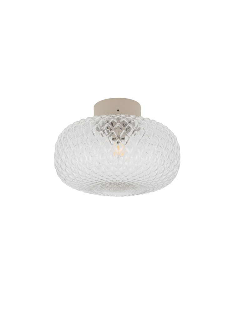 Nowodvorski MALINDI B Lampa Sufitowa Sufitowa E14  Transparentny Beżowy 12255