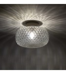 Nowodvorski MALINDI B Lampa Sufitowa Sufitowa E14  Transparentny Beżowy 12255