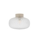 Nowodvorski MALINDI B Lampa Sufitowa Sufitowa E14  Transparentny Beżowy 12255