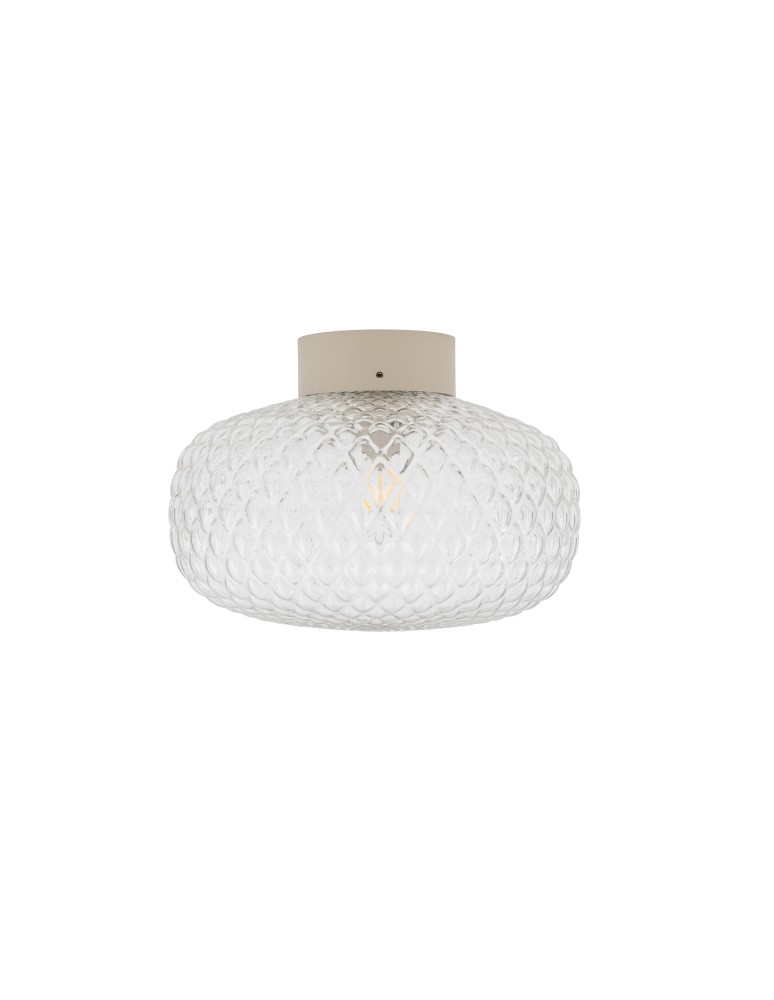 Nowodvorski MALINDI B Lampa Sufitowa Sufitowa E14  Transparentny Beżowy 12255