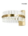 Moosee MOOSEE lampa ścienna SATURNUS WALL złota - LED, kryształ, stal szczotkowana (MSE01040015) Moosee MOOSEE lampa ścienna SATURNUS WALL złota - LED, kryształ, stal szczotkowana (MSE01040015)