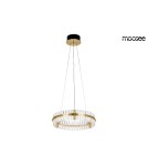 Moosee MOOSEE lampa wisząca SATURNUS 47 złota - LED, kryształ, stal szczotkowana (MSE010100165)