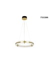 Moosee MOOSEE lampa wisząca SATURNUS 70 złota - LED, kryształ, stal szczotkowana (MSE010100167) Moosee MOOSEE lampa wisząca SATURNUS 70 złota - LED, kryształ, stal szczotkowana (MSE010100167)