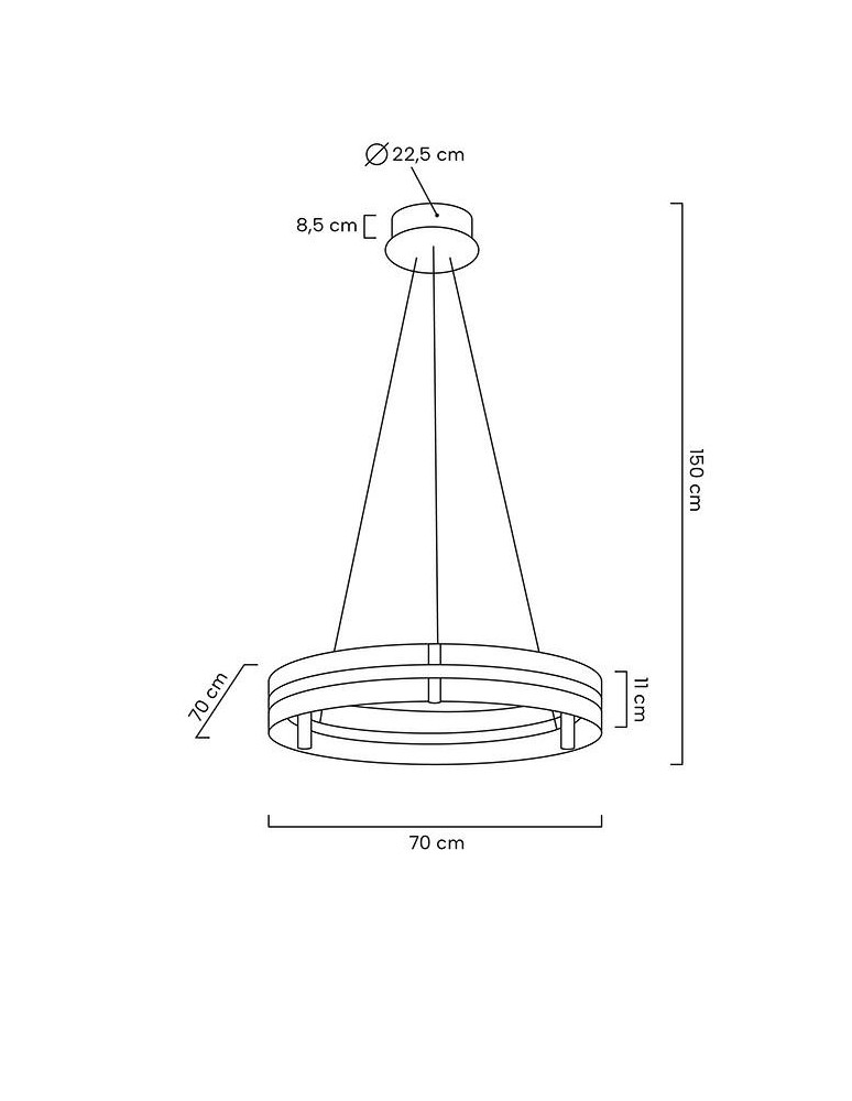 Moosee MOOSEE lampa wisząca SATURNUS 70 złota - LED, kryształ, stal szczotkowana (MSE010100167) Moosee MOOSEE lampa wisząca SATURNUS 70 złota - LED, kryształ, stal szczotkowana (MSE010100167)