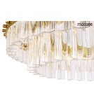 Moosee MOOSEE pendant lamp SATURNUS 47 DUO gold - LED, crystal, brushed steel (MSE010100166)