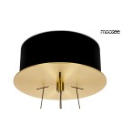Moosee MOOSEE pendant lamp SATURNUS 47 DUO gold - LED, crystal, brushed steel (MSE010100166)