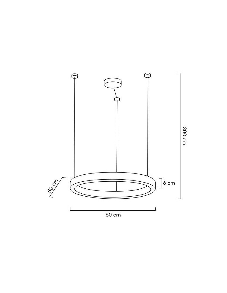 Moosee MOOSEE lampa wisząca RING LUXURY 50 złota - LED, chromowane złoto (MSE010100150) Moosee MOOSEE lampa wisząca RING LUXURY 50 złota - LED, chromowane złoto (MSE010100150)