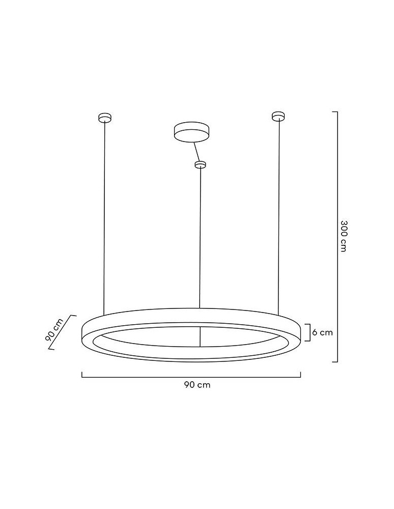 Moosee MOOSEE lampa wisząca RING LUXURY 90 złota - LED, chromowane złoto (MSE010100190) Moosee MOOSEE lampa wisząca RING LUXURY 90 złota - LED, chromowane złoto (MSE010100190)