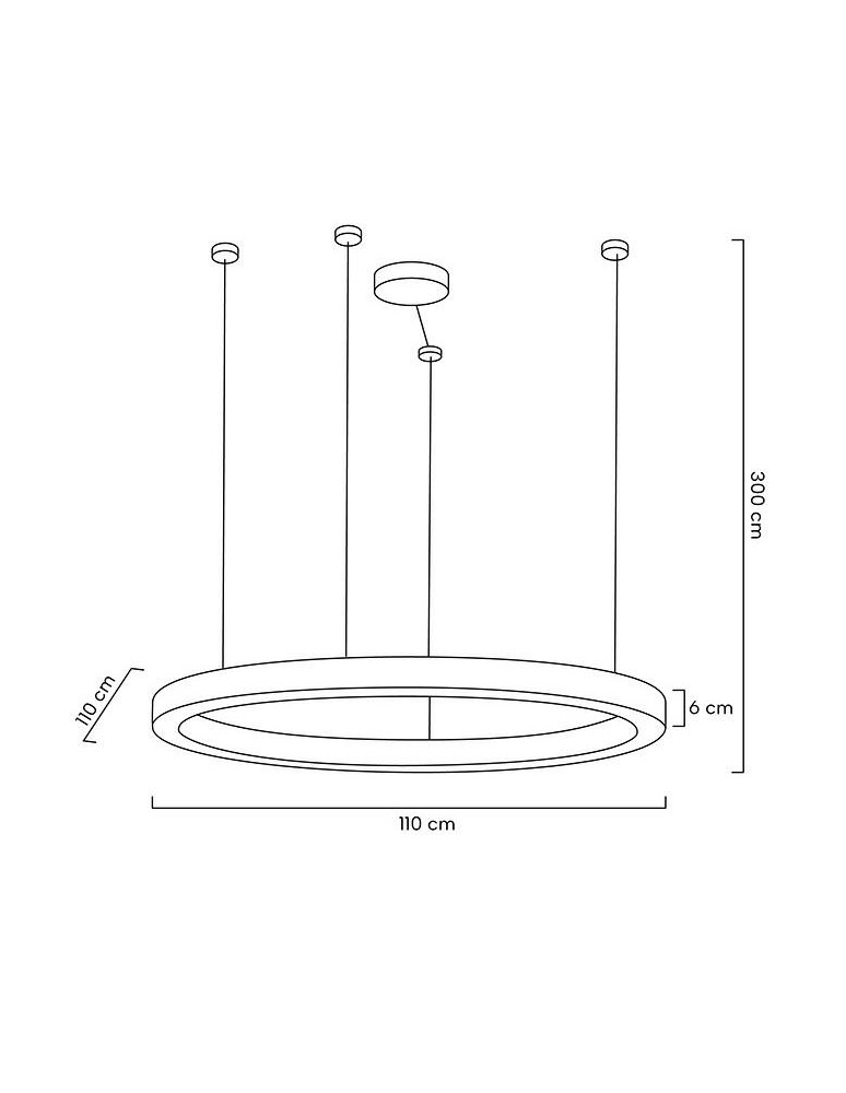 Moosee MOOSEE lampa wisząca RING LUXURY 110 złota - LED, chromowane złoto (MSE010100110) Moosee MOOSEE lampa wisząca RING LUXURY 110 złota - LED, chromowane złoto (MSE010100110)