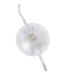 King Home Lampa podłogowa TIFFANY 175 zielona  mosiądz / naturalne pióra (JL0019.GREEN)