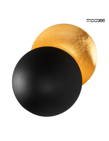 Moosee MOOSEE lampa ścienna ECLISE złota / czarna (MSE010400202)