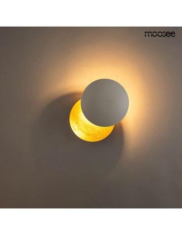 Moosee MOOSEE lampa ścienna ECLISE złota / biała (MSE010400203) - produkt 2