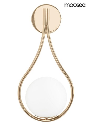 Moosee MOOSEE lampa ścienna ROMA złota (MSE010400204)