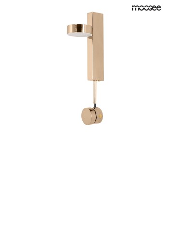 Moosee MOOSEE lampa ścienna CLARID GOLD złota (MSE010400206) - produkt 2