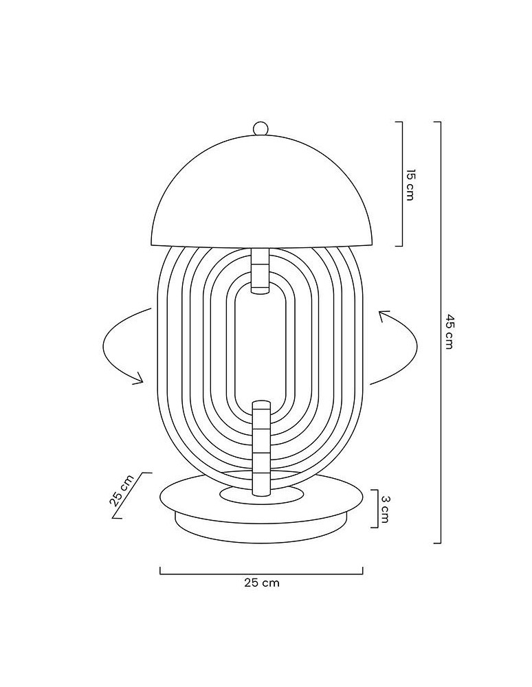 Moosee MOOSEE lampa stołowa BOTTEGA złota / czarna (MSE010300152) Moosee MOOSEE lampa stołowa BOTTEGA złota / czarna (MSE010300152)