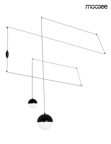 Moosee MOOSEE BOWL DUO wall lamp black (MSE010100152)