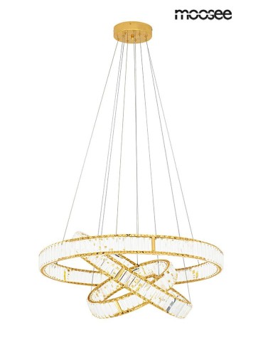 Moosee MOOSEE lampa wisząca LIBERTY TRIPLES złota (MSE010100176) - produkt 2