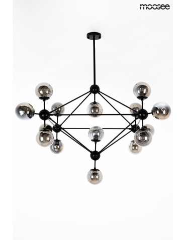 Moosee MOOSEE lampa wisząca ASTRIFERO 15 czarna / bursztynowa (MSE010100179) - produkt 2
