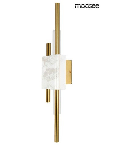 MOOSEE wall lamp EVANS white / gold (MSE010100282)