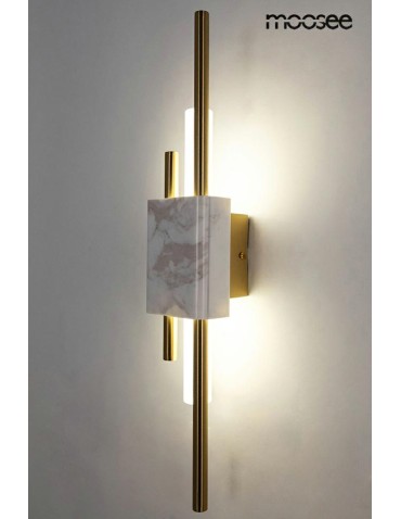 MOOSEE lampa ścienna EVANS biała / złota (MSE010100282) - produkt 2