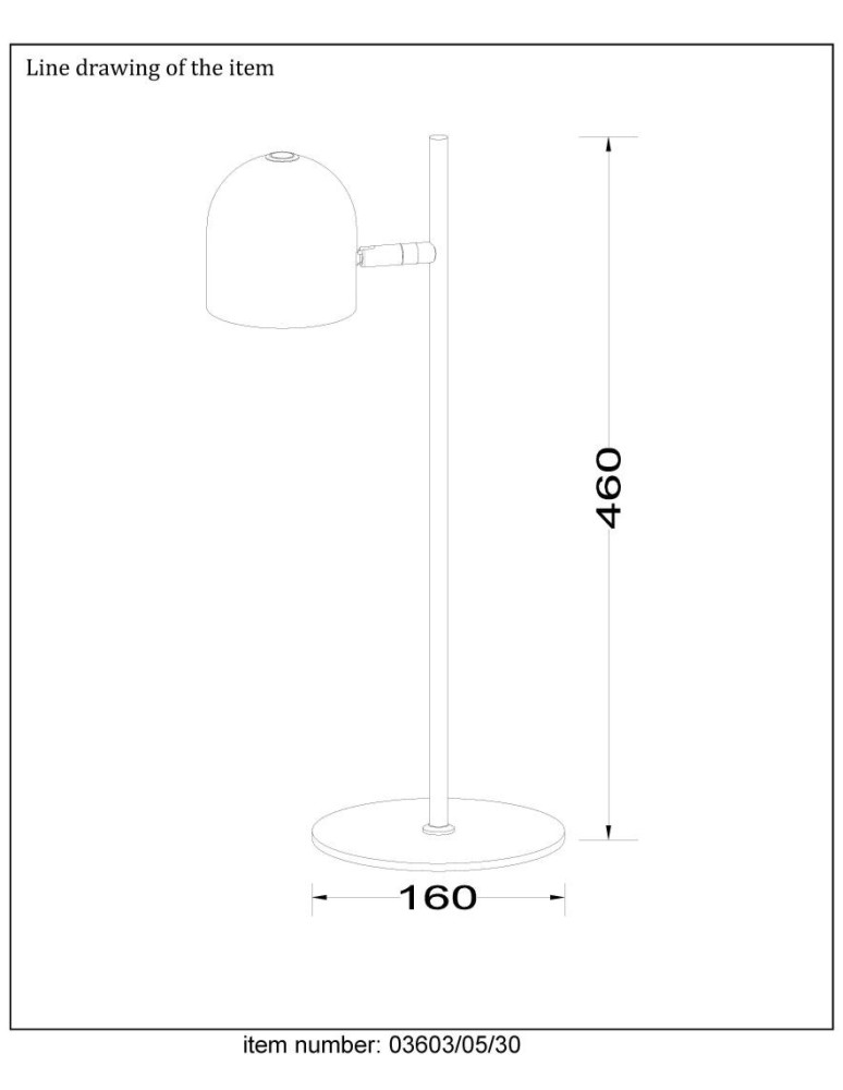 Reading table lamps - Lucide SKANSKA-LED Desk 5W W16 H 03603/05/30 - product kolory-swiatla.pl 9