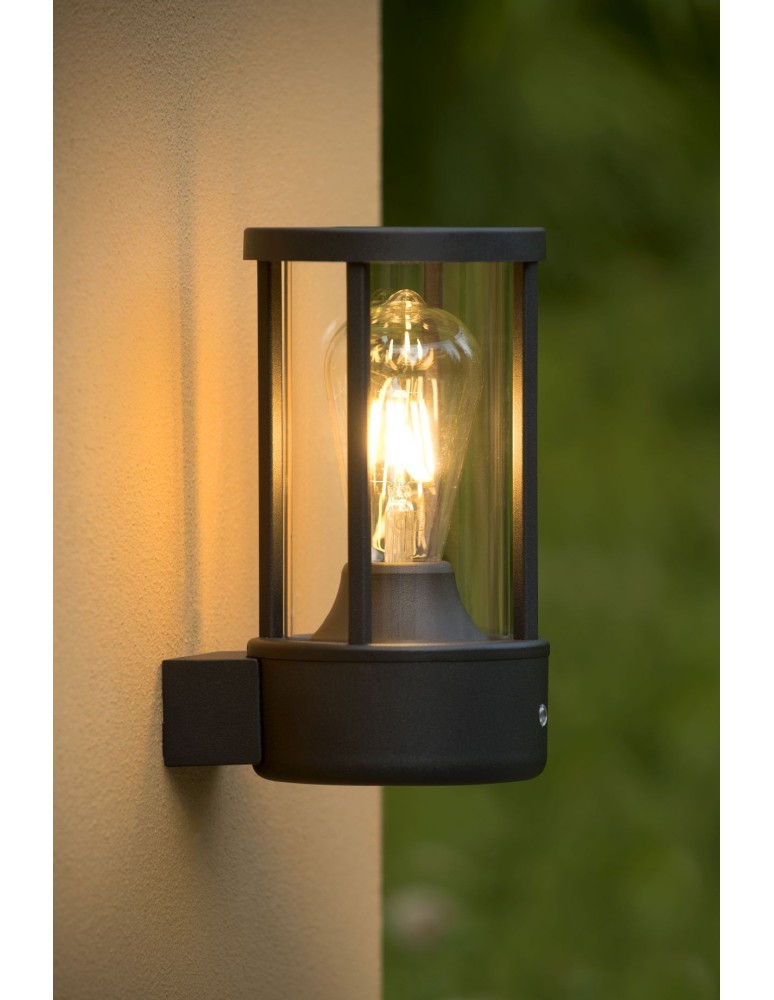 Outdoor wall lamps - Lucide LORI Wall-mounted E27 IP44 H21.8cm Black 14893/01/30 - product kolory-swiatla.pl 8
