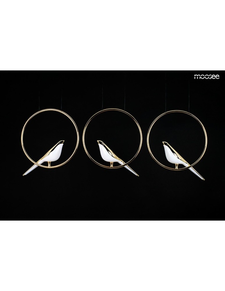 MOOSEE lampa wisząca BIRD LINE złota (MSE010100295)