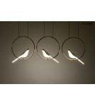 MOOSEE lampa wisząca BIRD LINE złota (MSE010100295)