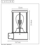 Outdoor wall lamps - Lucide LORI Wall-mounted E27 IP44 H21.8cm Black 14893/01/30 - product 11