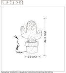 Children's table lamps - Lucide CACTUS Desk Ceramic E14 13513/01/33 - product 9