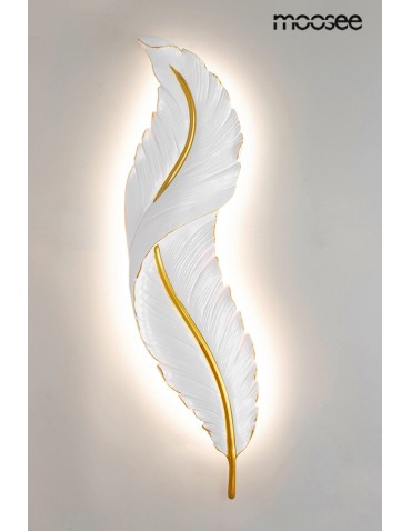 MOOSEE lampa ścienna IKAR 80 biała / złota (MSE010100387) - produkt 2
