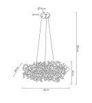 MOOSEE lampa wisząca MONETE 80 złota (MSE1501100176) MOOSEE lampa wisząca MONETE 80 złota (MSE1501100176)