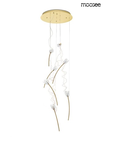 MOOSEE TULIPPE 7 DISC gold pendant lamp (MSE1501100170)