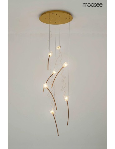 MOOSEE lampa wisząca TULIPPE 7 DISC złota (MSE1501100170) - produkt 2