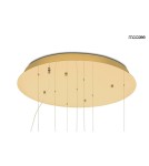 MOOSEE lampa wisząca TULIPPE 7 DISC złota (MSE1501100170)