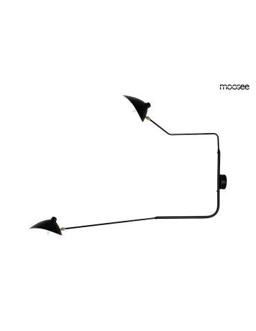MOOSEE lampa ścienna RAVEN 2 - aluminium, stal węglowa (MSE1501100205)
